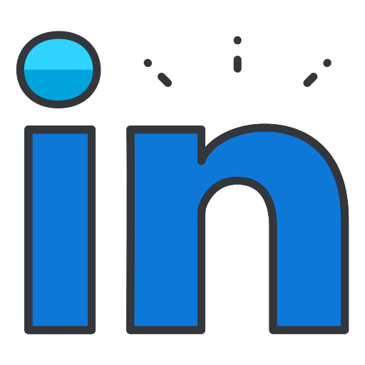 Communication, linkedin, network, online, profession, social media icon